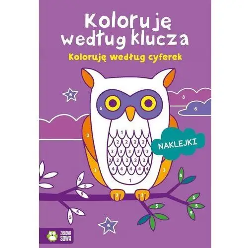 Koloruję według klucza. koloruję według cyferek