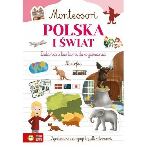 Polska i świat. zadania z kartami do wycinania. montessori