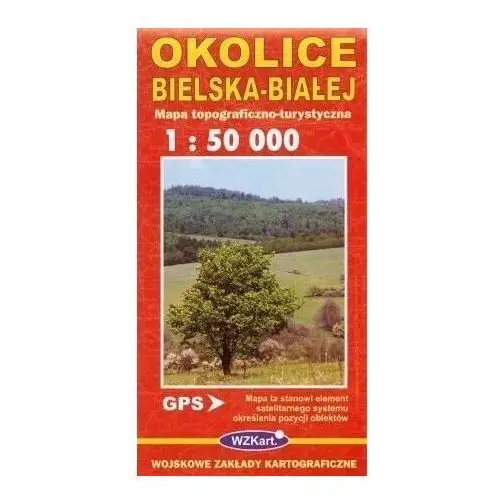 Mapa okolice bielska-białej 1:50 000 Wzkart