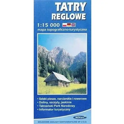 Mapa tatry reglowe 2014 1:15 000 wzkart