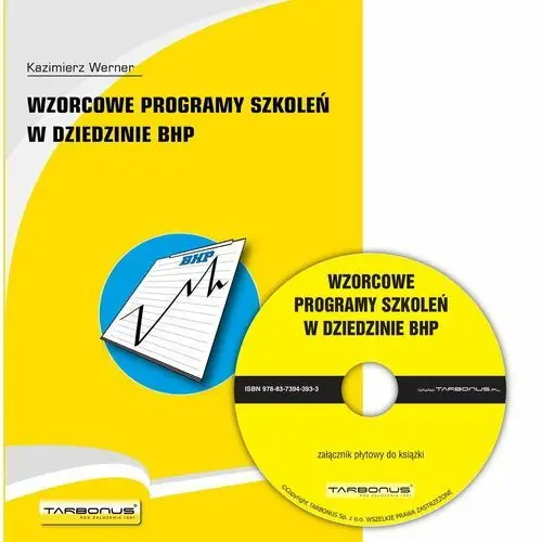 Wzorcowe programy szkoleń w dziedzinie bhp. w.8+CD, s.p.1,2020