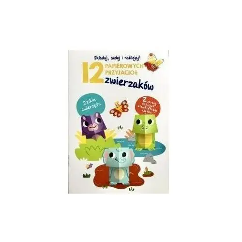 Yoyo 12 papierowych przyjaciół zwierzaków. dzikie