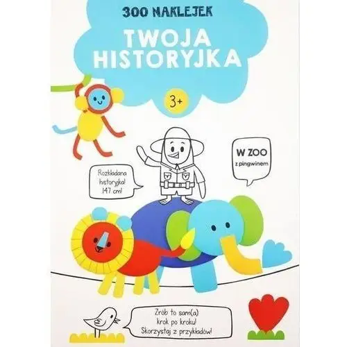 300 naklejek. Twoja historyjka 3+ (niebieska)