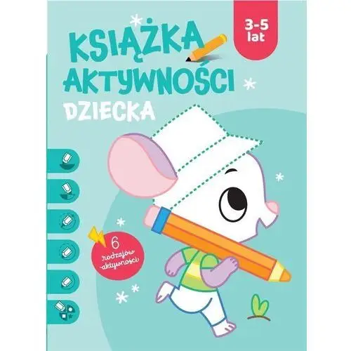 Ksiązka aktywności dziecka 3-5 lat. niebieska Yoyo books