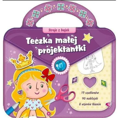 Teczka małej projektantki fiolet 2. stroje bajek Yoyo