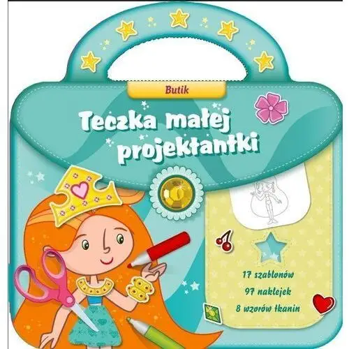 Teczka małej projektantki turkus 2. Butik