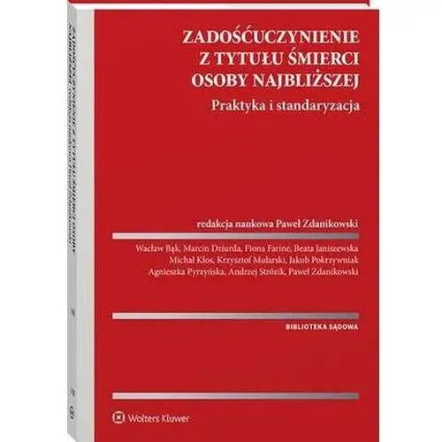 Zadośćuczynienie z tytułu śmierci osoby najbliższej. Praktyka i standaryzacja (E-book)