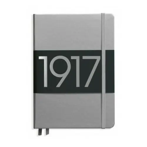 Zápisník Leuchtturm1917 - notebook A5-prázdný-stříbrný