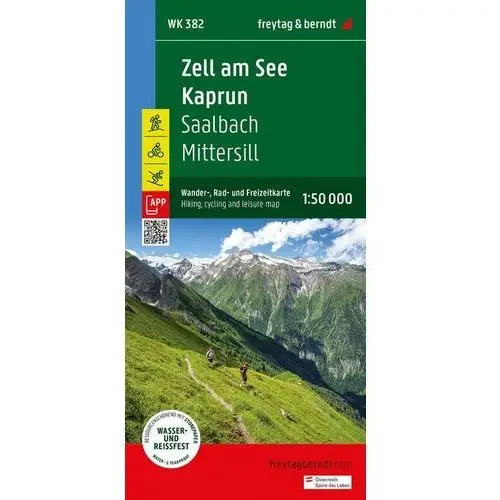 Zell am See-Kaprun 1:50 000 / turistická a cykloturistická mapa neuveden