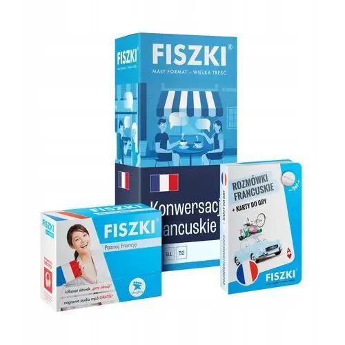 Zestaw Fiszki – kurs Francuski dla podróżników (A1-B2)