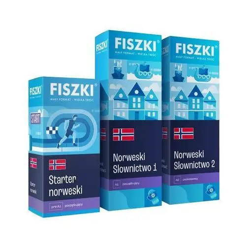 Zestaw Fiszki – kurs Norweski dla początkujących (A1-A2)