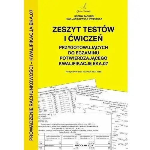 Zeszyt testów i ćw do egzaminu kwalifikacja EKA07