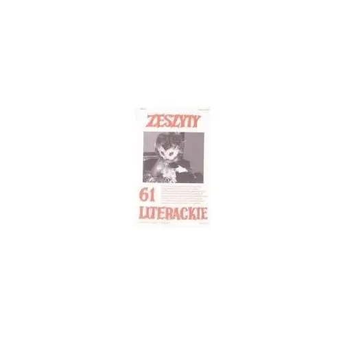 Zeszyty literackie 61 1/1998