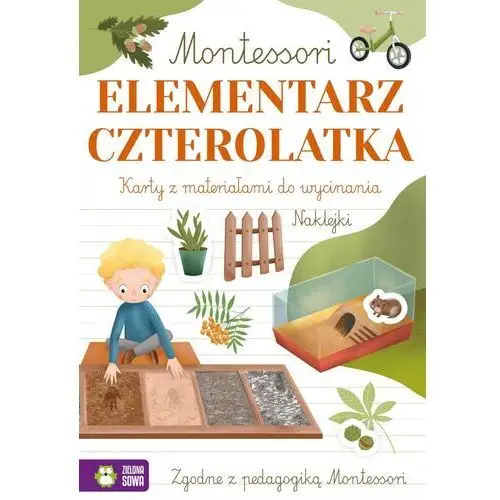 Elementarz czterolatka. montessori Zielona sowa