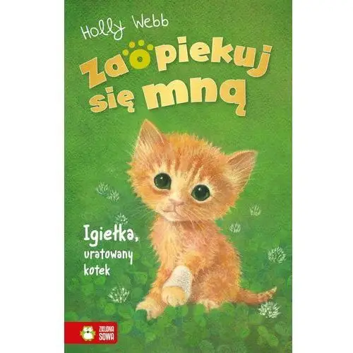 Zielona sowa Igiełka, uratowany kotek