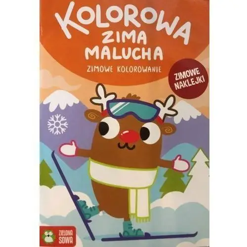 Kolorowa zima malucha. Zimowe kolorowanie