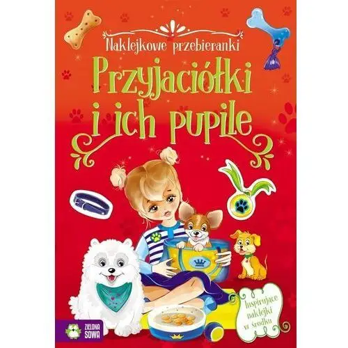 Przyjaciółki i ich pupile. naklejkowe przebieranki