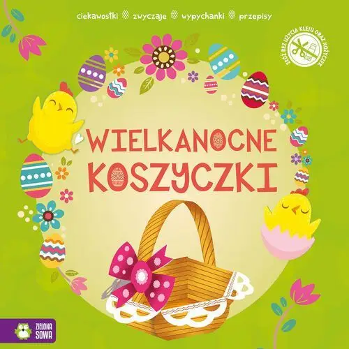 Wypychanki wielkanocne. koszyczki Zielona sowa