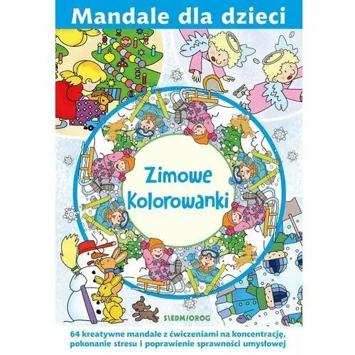 Zimowe kolorowanki. Mandale dla dzieci