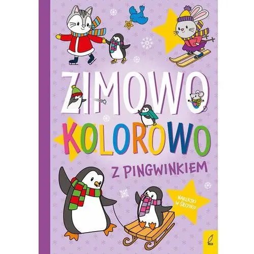 Zimowo, kolorowo. Z pingwinkiem