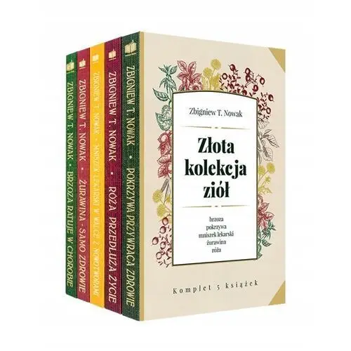 Złota kolekcja ziół. Komplet 5 książek Z. Nowak