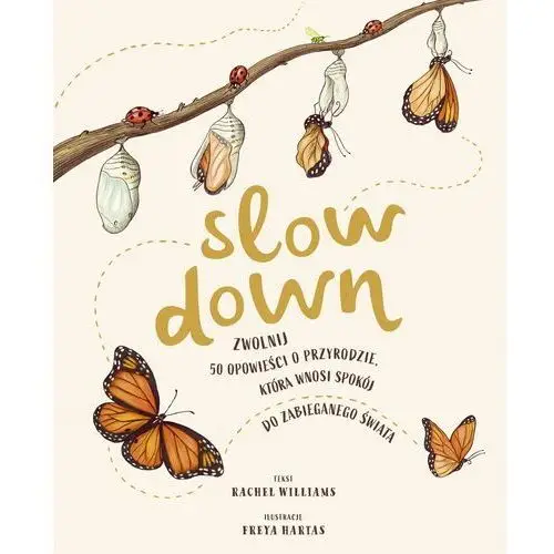 Znak emotikon Slow down. zwolnij. 50 opowieści o przyrodzie, która wnosi spokój do zabieganego świata