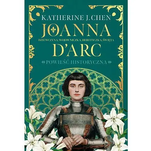 Joanna d'arc dziewczyna, wojowniczka, heretyczka, święta Znak koncept