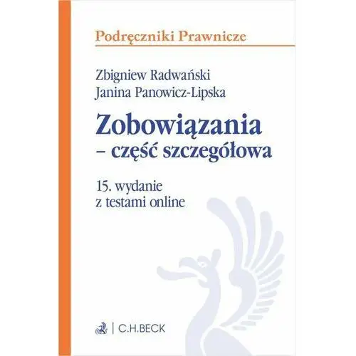 Zobowiązania - część szczegółowa z testami online - ebook PDF