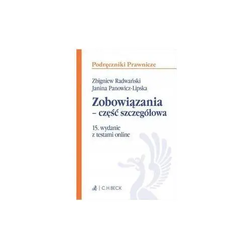 Zobowiązania Część Szczegółowa Z Testami Zbigniew