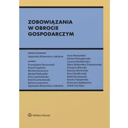 Zobowiązania w obrocie gospodarczym