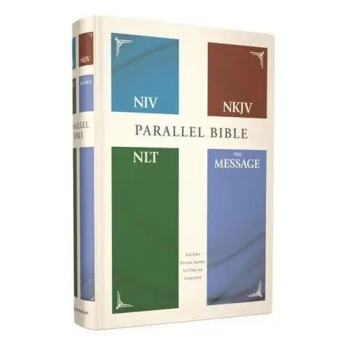 Niv, nkjv, nlt, the message, (contemporary comparative) parallel bible, hardcover Zondervan