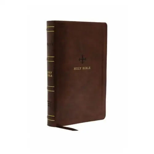 NRSV, Catholic Bible, Standard Personal Size, Leathersoft, Brown, Comfort Print