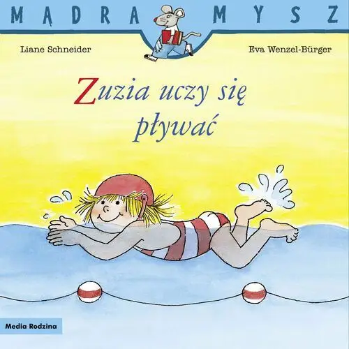 Zuzia uczy się pływać. Mądra mysz