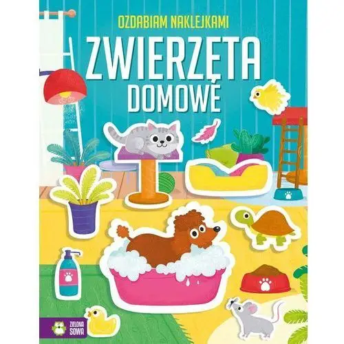 Zwierzęta domowe. Ozdabiam naklejkami